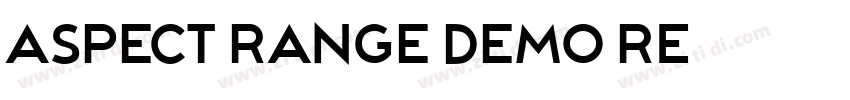 ASPECT RANGE DEMO Re字体转换